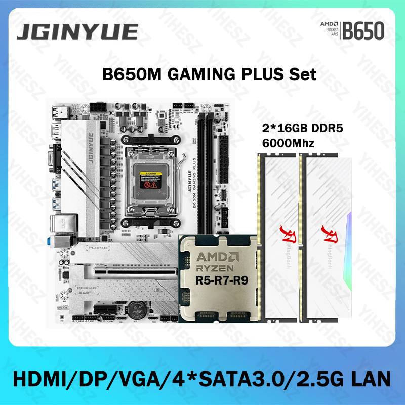 Ddr5 16Gb 6000Mhz - Zestaw płyty głównej B650 do samodzielnego