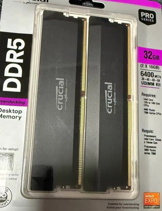 Ddr5 Ram - Zestaw pamięci RAM 32GB DDR5 6000MHz,