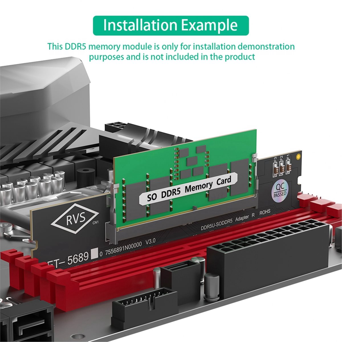 Ddr5 Ram - Karta adaptera pamięci RAM DDR5 z