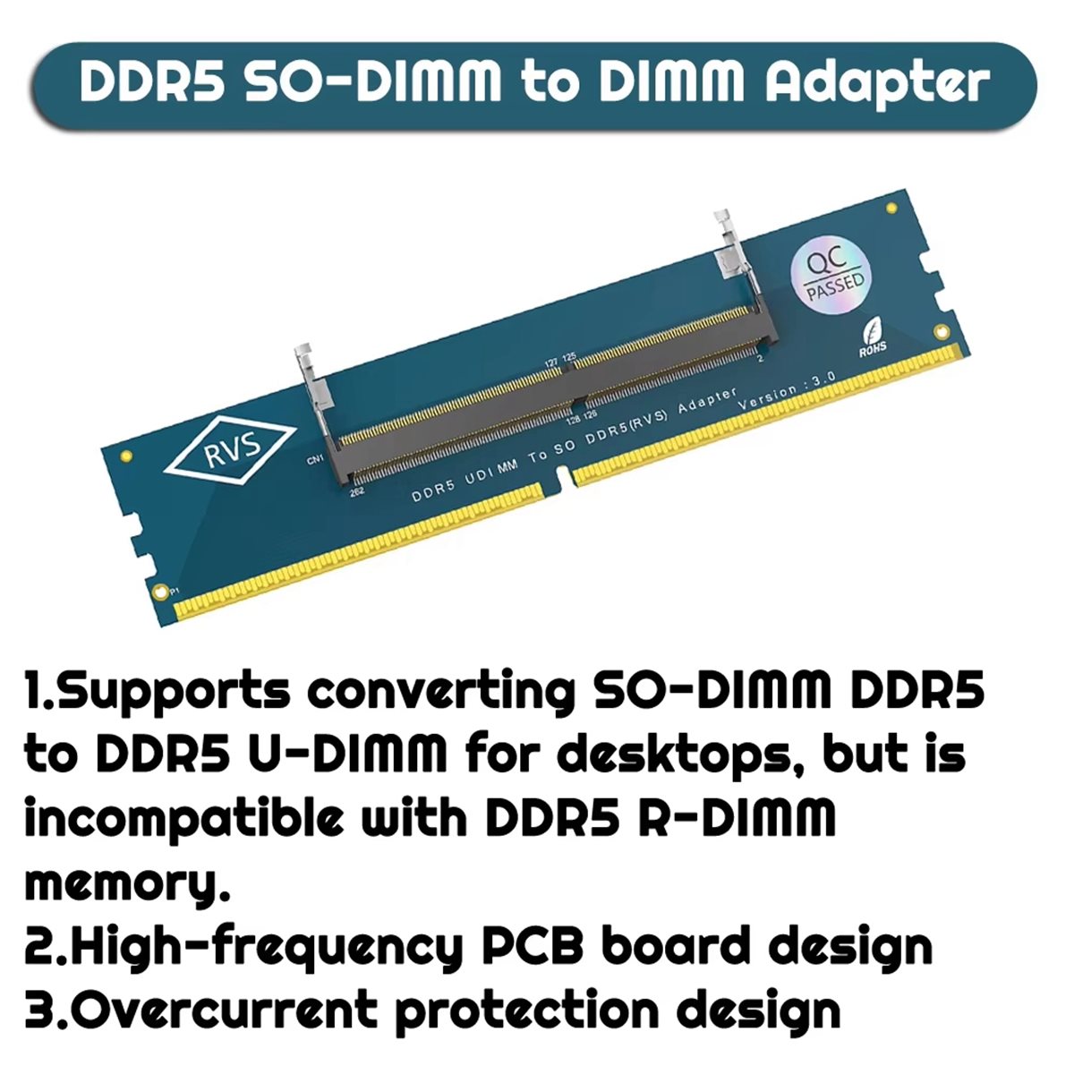 Adapter pamięci RAM T35C 2PCS  – Ddr5 Laptop Ram recenzja i cena