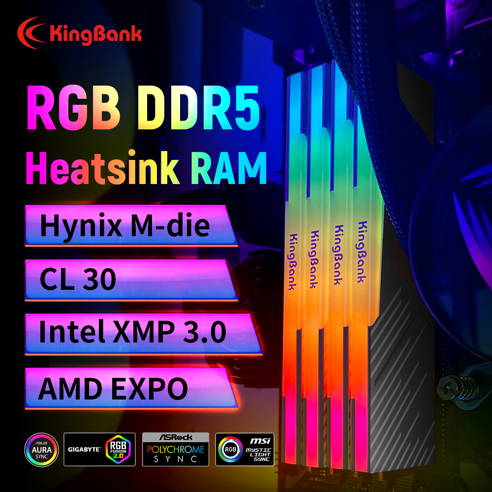 KingBank KRRB DDR5 RGB SoarBla – Ddr5 4800Mhz recenzja i cena