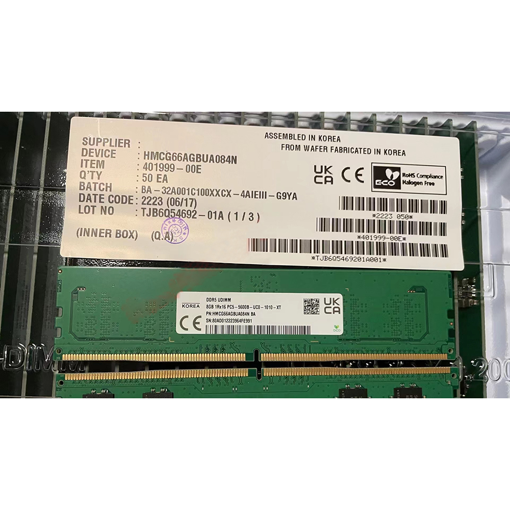 1 szt. HMCG66AGBUA084N RAM 8GB – Ddr5 8Gb recenzja i cena