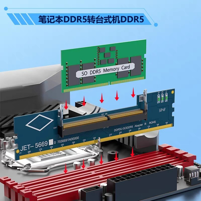 Karta adaptera DDR3 DDR4 DDR5  – Ddr5 Laptop Ram recenzja i cena
