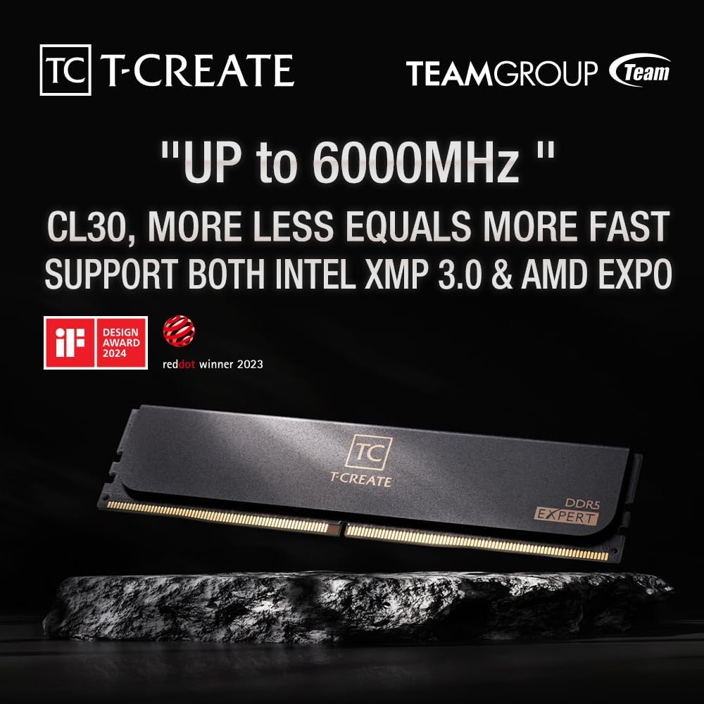 TEAMGROUP T-Create Expert CL30 – Ddr5 Ram recenzja i cena
