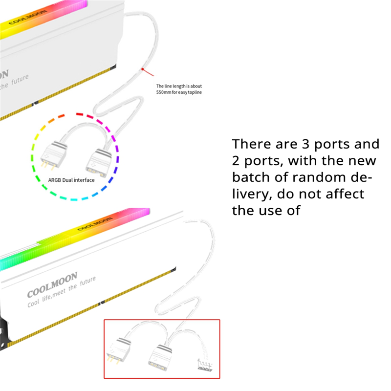 COOLMOON 1 szt. Pamięć RAM rad – Ddr5 Ram recenzja i cena