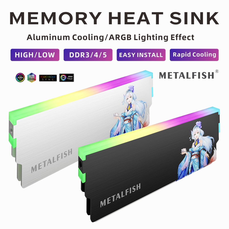 Radiator METALFISH DRAM 5V-3PI – Ddr5 Memory recenzja i cena