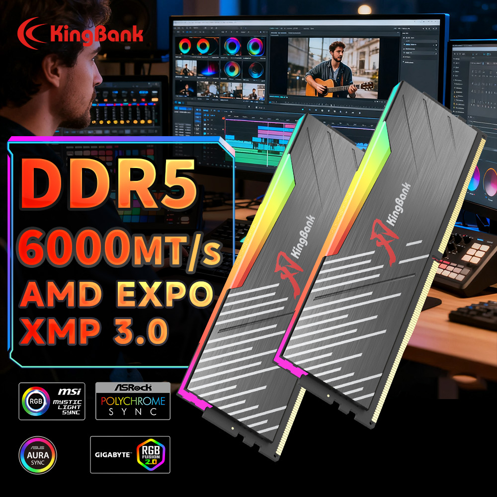 KingBank KRRB DDR5 RGB 16GB /1 – Ddr5 4800Mhz recenzja i cena