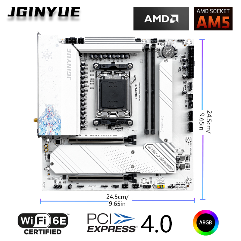 Płyta główna JGINYUE B650M Sno – Ddr5 Rgb Ram recenzja i cena